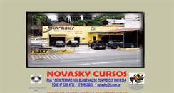 Desktop Screenshot of novasky.com.br