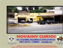 Tablet Screenshot of novasky.com.br